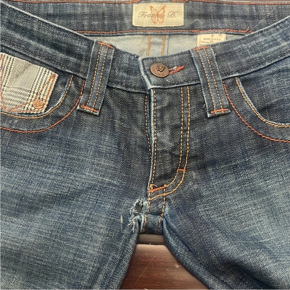 Frankie B. Jeans with Skull Patch - Picture 6 of 8